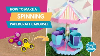 How To Make a Spinning Papercraft Carousel