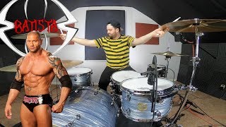 WWE Batista Theme Song I Walk Alone Drum Cover