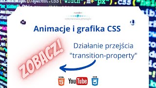 Działanie przejścia "transition-property" | #69. CSS – przejścia | Transition-property action