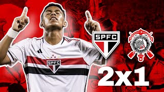 RYAN FRANCISCO BRILHOU E SÃO PAULO AMASSA O CORINTHIANS NO SUB-17!