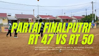 SERUU ❗❗❗PARTAI FINAL ANTAR RT DILINGKUNGAN RW 09 KEL. KANDANG MAS KEC. KAMPUNG MELAYU BENGKULU ‼️