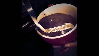 Cara Mengambar Burung Phoenix Tehnik Latte Art Slow Motion Video Untuk Barista #short