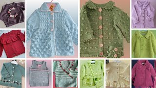 Knit Easy And Beautiful Cradigans👶🏻New Baby Sweater Designs