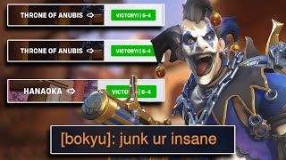 junkrat onetrick plays NEW clash maps...