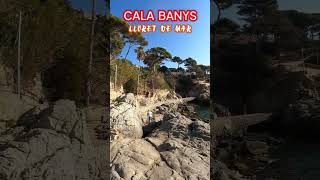 Живописная Бухта Cala Banys, Ллорет де Мар #shorts #shortsvideo #испания2023