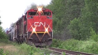 CN 8013 West, Approaching Salisbury, New Brunswick 07-28-2014