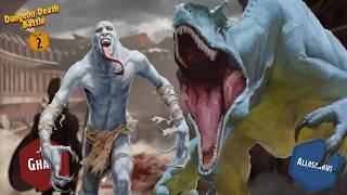 Allosaurus vs Ghast | Dungeons & Death Battles Season 2 Combat