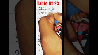 23 table trick | table trick of 23 | 23 ka table trick| #table #tables #short #ytshorts #shorts