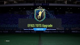 NEW EFIGS TOTS GUARANTEED PACK!!! (Fifa 22 TOTS Ultimate Team)