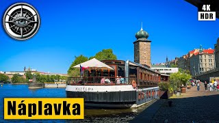 Prague Saturday Farmers' Market on Náplavka - Walking Tour 🇨🇿 Czech Republic 4k HDR ASMR