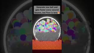 bounce ball simulation /3 #bounceball #adhd