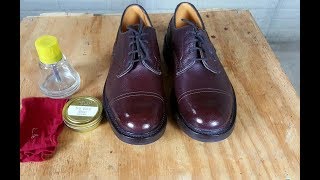 ASMR Shoe Shine Trickers Matlock Brown Featuring Brifh H line up