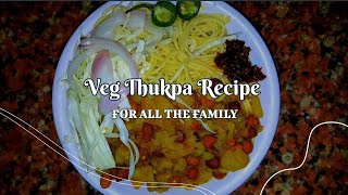 Veg Thukpa Recipe l How To Make Veg Thukpa At Home l Thukpa recipe nepali l Homemade Thukpa recipe