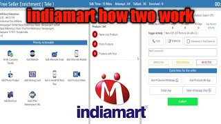 Indiamart tele associate job me kam kaise hota h| indiamart live work| indiamart job work