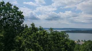 A Beautiful View of Lake Guntersville from One of the Platforms at Screaming Eagle Ziplining