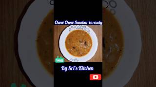 Chow Chow Sambar#By Sri's Kitchen