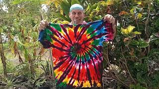 How to tie dye Blink  design tutorial simple fun tiedye hobo style