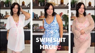 SWIMSUIT AND SWIM COVER-UP HAUL 2024!!! Midsize and Pregnant! SHEIN Try-on Haul