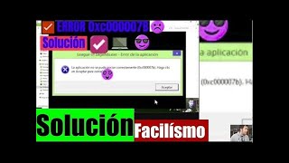 ✅ Solucionar Error code 0xc000007b CORREGIR FACILISIMO RAPIDO Windows 10 8 7 11 tutorial en Españolb