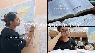 Another struggling day in delhi | A day in the life of UPSC aspirant| UPSC 2024 |#upsc #upscandi