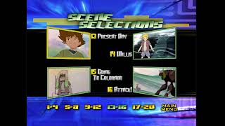 Digimon the Movie DVD Menu Walk through