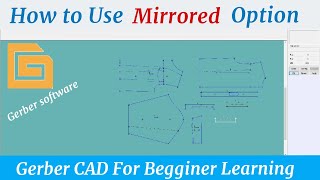 How to use Mirrored to Advance Option Gerber CAD software for Beginner Bangla Tutorial