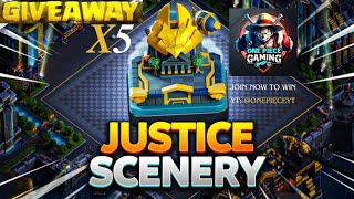 One Piece Tournament: The LIVE Event! GiveAway 5x Justice Scenery! #clashofclans #giftedbysupercell