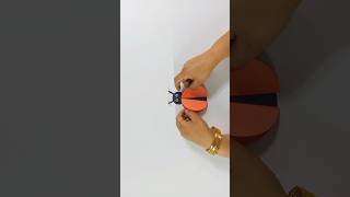 Easy Paper Ladybug | DIy Origami Paper Ladybug  #diy  #shorts #ytshorts #art #craft