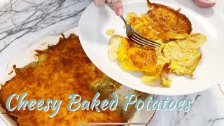 Cheesy Baked Potatoes Recipe. Easy dinner