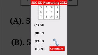 SSC GD Previous Year Question || SSC GD Exam 2022 #shorts #sscgd #virelshort #virelshorts