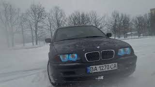 Зимний дрифт BMW e46 (Drift on third BMW)