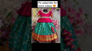 Traditional wear lehenga holi designs for baby girls 😍 beautiful lehanga baby girls 😍