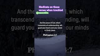 #Meditate on these verses when you are in trouble. #shorts