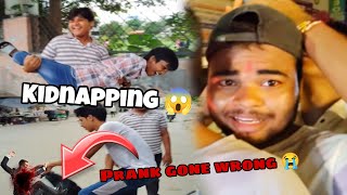 Prank on small boy. But Prank gone wrong cross ❌😭