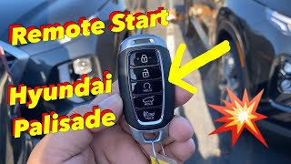 How To Use Factory Remote Start On Hyundai Palisade