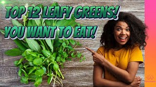 🔥Boost Your Energy with THESE 12 Leafy Greens!