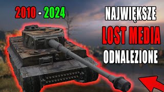 ODNALEZIONO NAJWIĘKSZE LOST MEDIA Z WORLD OF TANKS 🤯