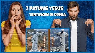 7 PATUNG YESUS TERTINGGI DI DUNIA || SALAH SATUNYA BERASAL DARI INDONESIA 🇮🇩 #manado #toraja #fyp