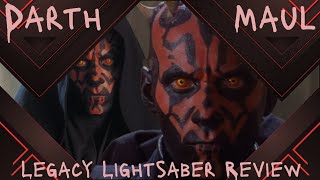 Darth Maul Legacy Lightsaber Review.  How to Connect & Adjust.  Galaxy's Edge.