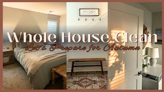 Whole House Clean with Me: Let's Get Ready for Fall #cleaningmotivation #cleanwithme