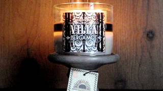 Bath and Body Works Candle Review- Candle of the Week: Villa Bergamot + DULCE INFO