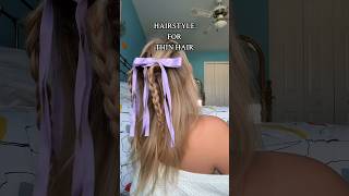 bows make everything cuter #hairstyle #hairtutorial #holidayhairstyles #holidayinspo