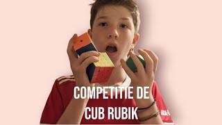 Am fost la o competitie de Cub Rubik!