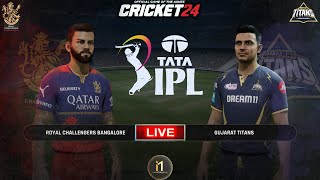 RCB vs GT IPL T20 Match | Cricket 24 Update - narenSKgamer #shorts #shortsfeed