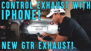 CONTROL GTR EXHAUST WITH AN IPHONE!