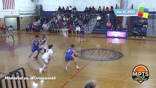 MPTV Sports, Memorial vs Winnacunnet Boys Basketball, 12/19/23