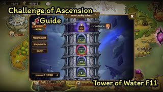 [Summoners War] Challenge of Ascension - Tower of Water F11