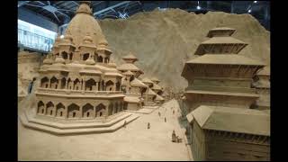 indian cultural sand statue in Japan