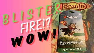 Bloomburrow Pack opening blister WHAT!? Magic the Gathering