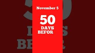 50 Days before Christmas 2022 - November 5